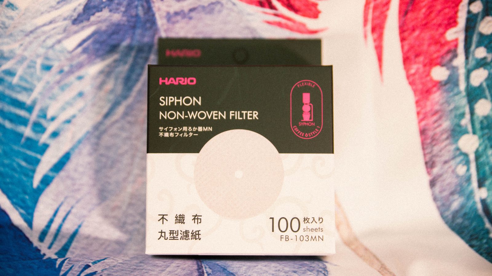 Hario non-woven rainbow syphon filter paper (100 sheets)