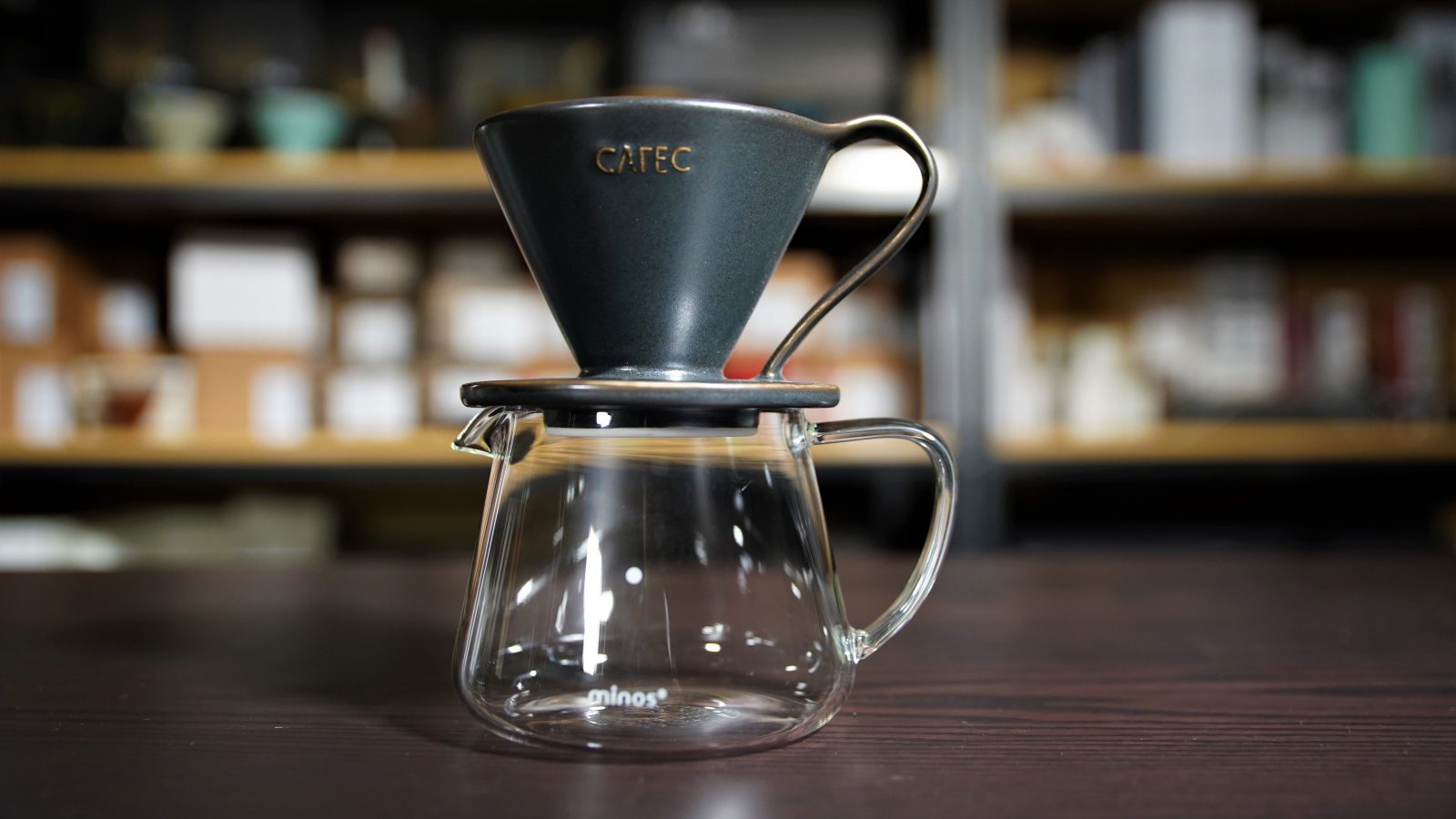 Cafec 6th Anniversary Limited Edition Sumi Jet Black Petal dripper (V01/V02)