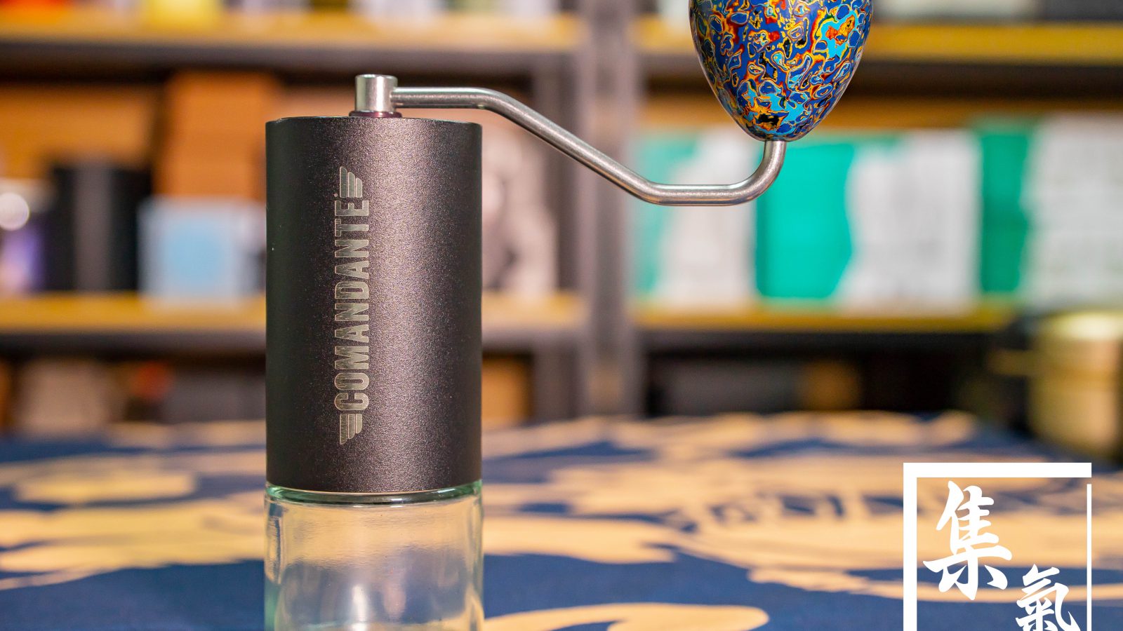 Craftwood Comandante C40 / 1Zpresso Series Manual Grinder Handle (Rhinoceros Skin Lacquer Craft)