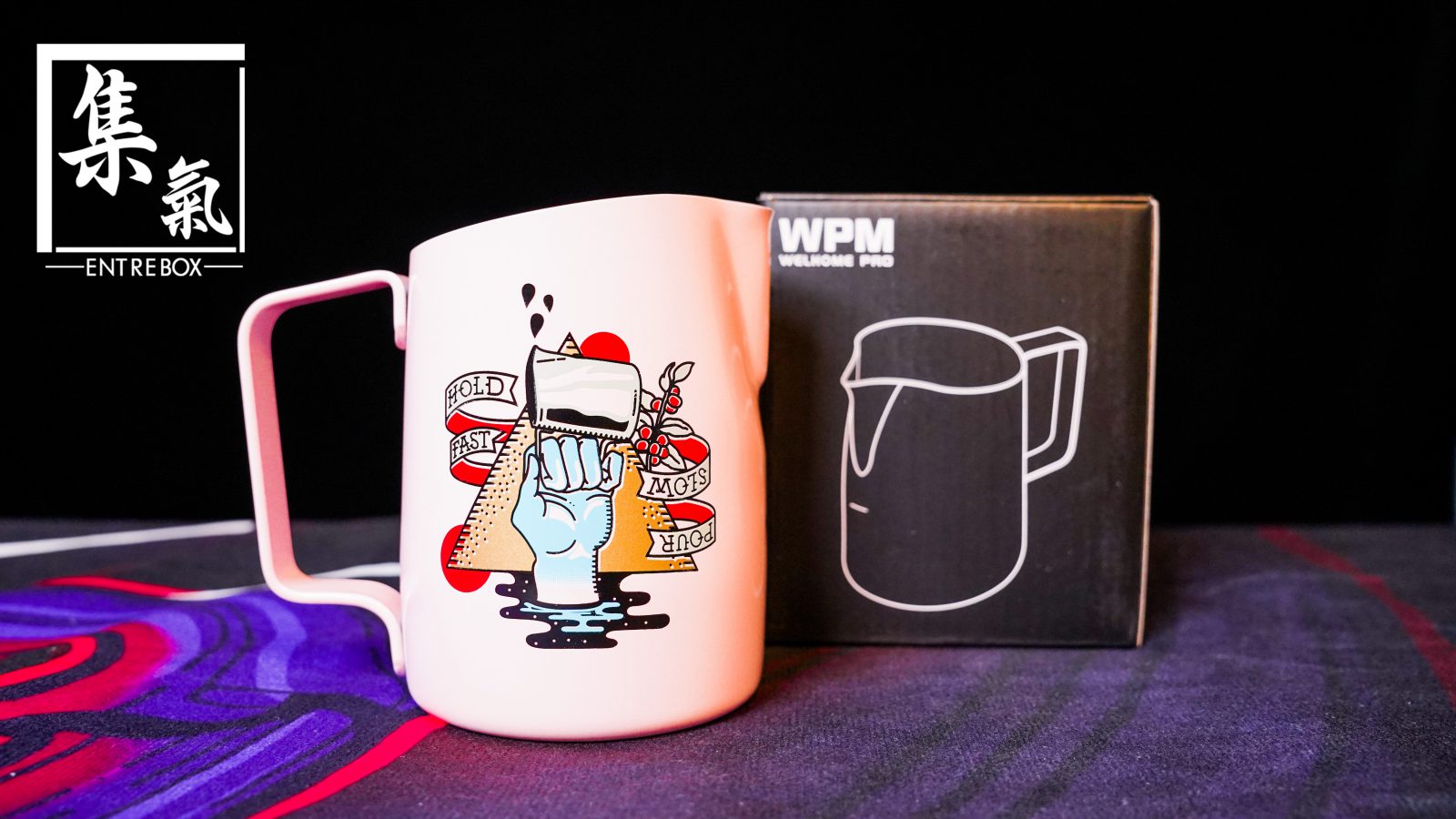 WPM X SLOW POUR SUPPLY 圓嘴拉花鋼杯 (450ml)