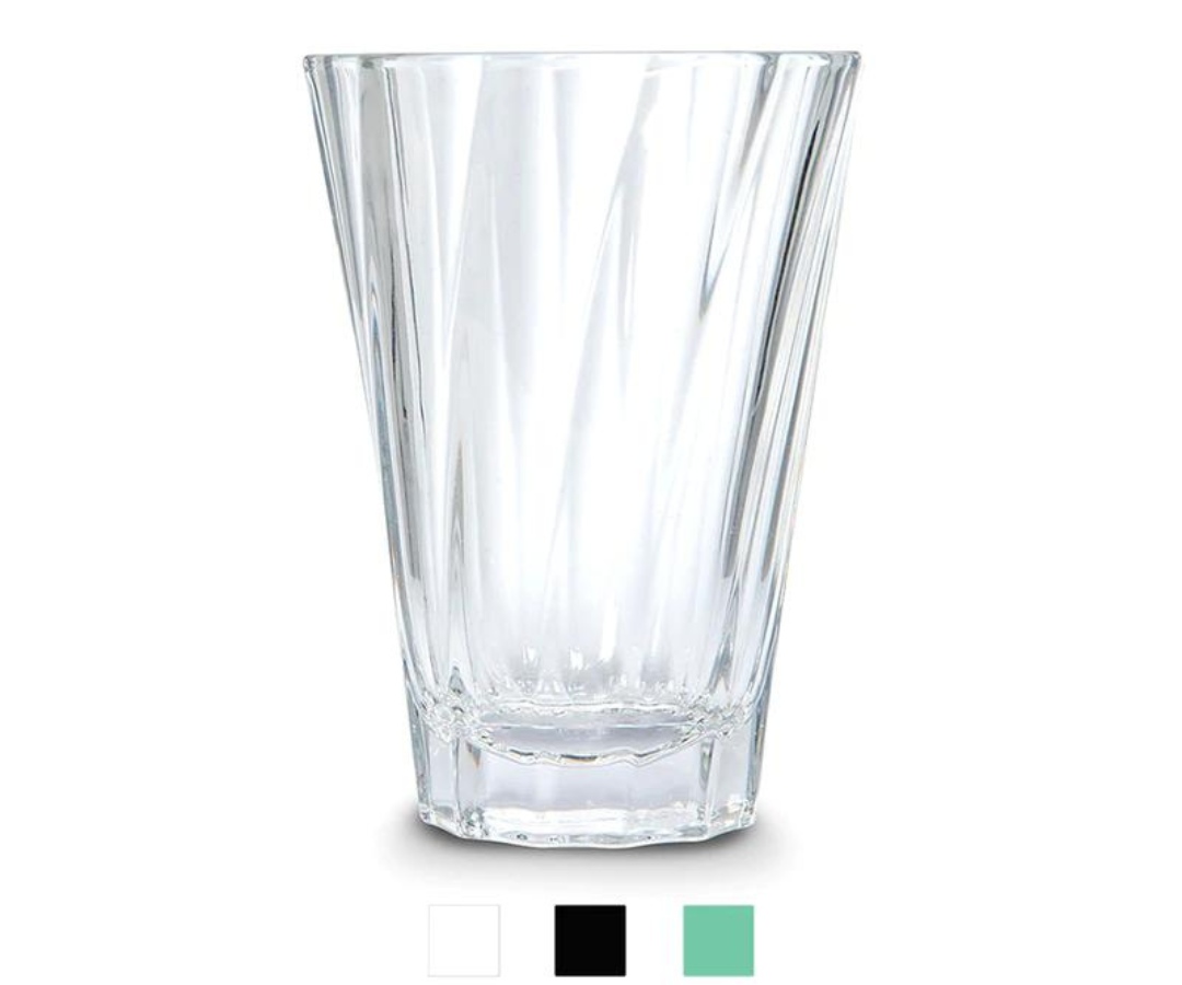 Loveramics Urban Glass Twisted Latte Glass 360mll