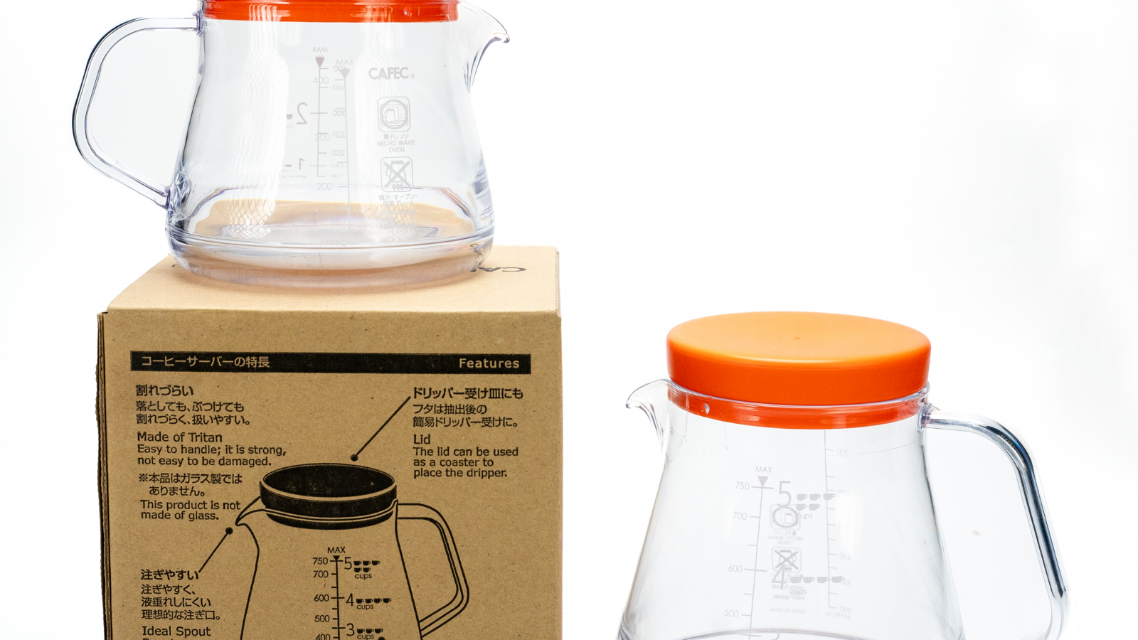 CAFEC Tritan Coffee Server 樹脂製咖啡下壺