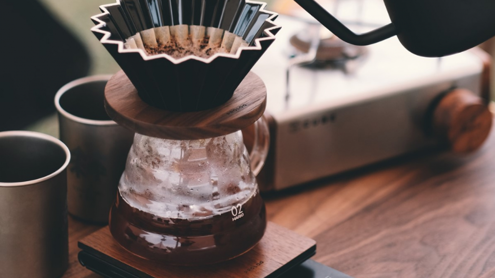 PROLOG wooden dripper holder for Origami