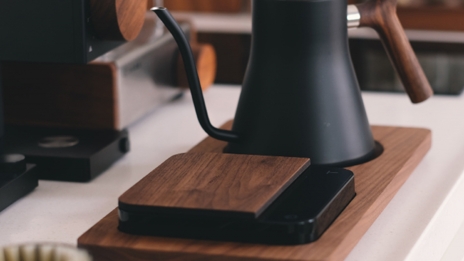 PROLOG wooden pad for Acaia Pearl