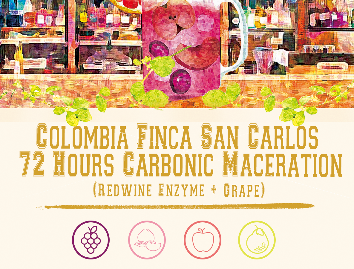 Cokain – Finca San Carlos Grape Wine Enzyme CO2 Immersion (Coffee Beans / Drip Bag / Cold Brew Bags)