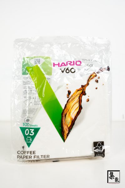 Hario V60 咖啡濾紙 100 張 白色(V01/V02/V03)
