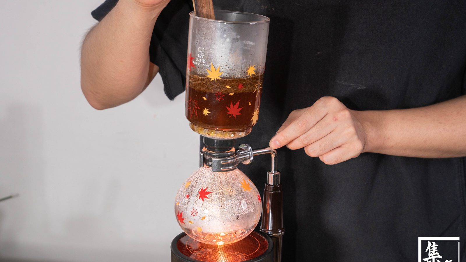 Hario 紅葉限量版虹吸式3人咖啡壺