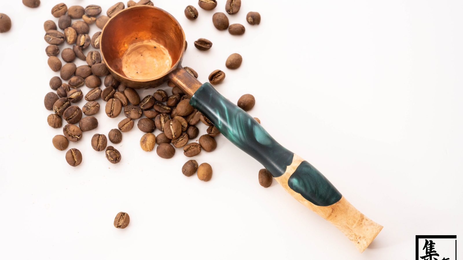 手創木人 量豆勺