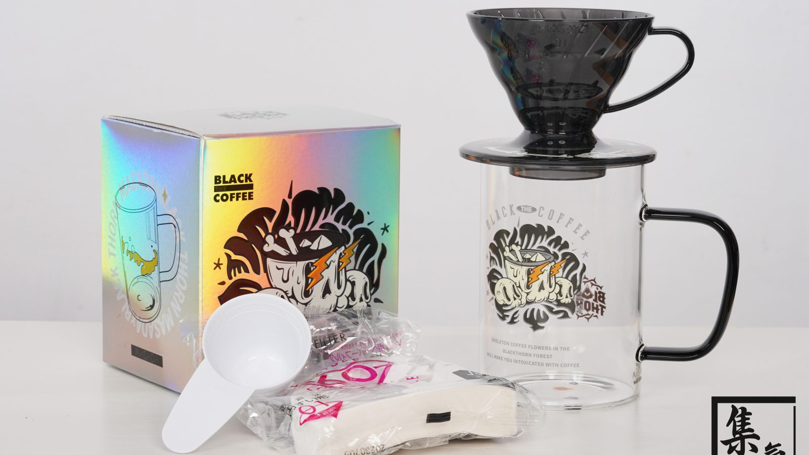 HARIO Masada 黑荊棘手沖咖啡套裝