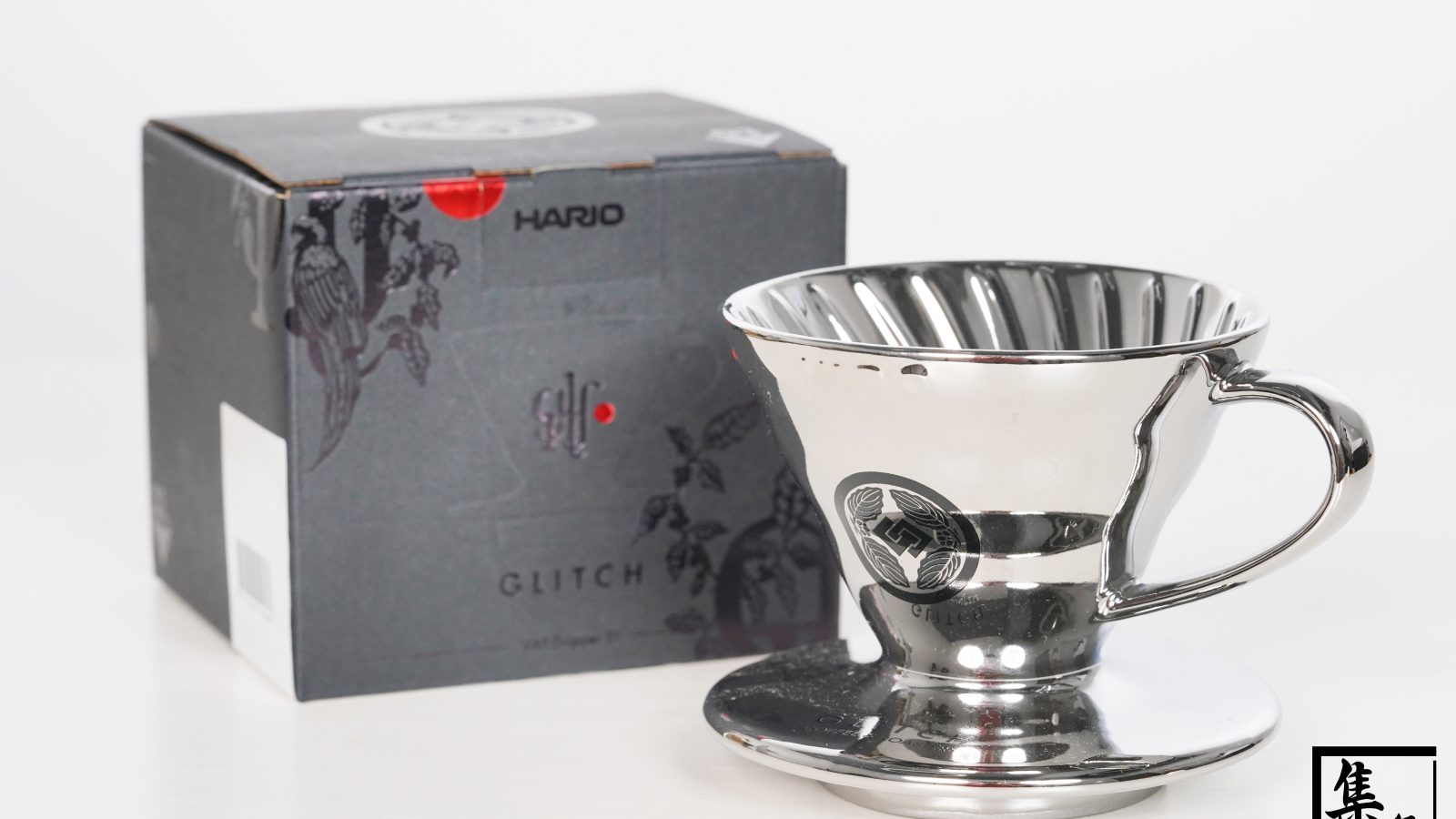 Hario x Glitch PVD Phantom Silver 01 V60 Dripper (2023 Taiwan International Coffee Show 2023 Exclusive)