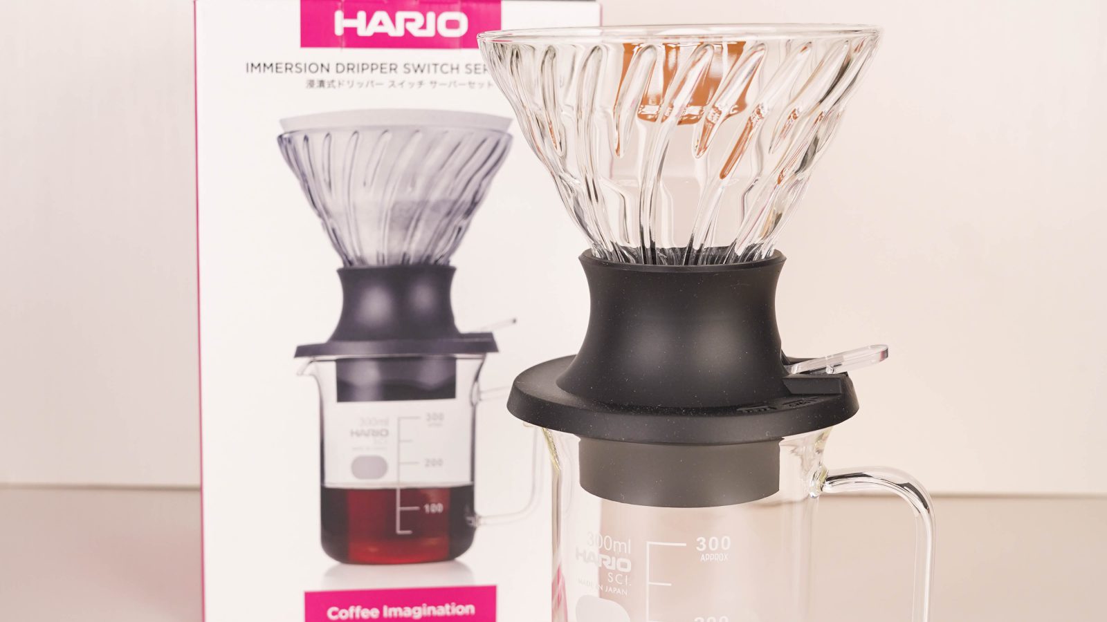 Hario Switch V02 Immersion Dripper Switch Server Set SSD-5012-B