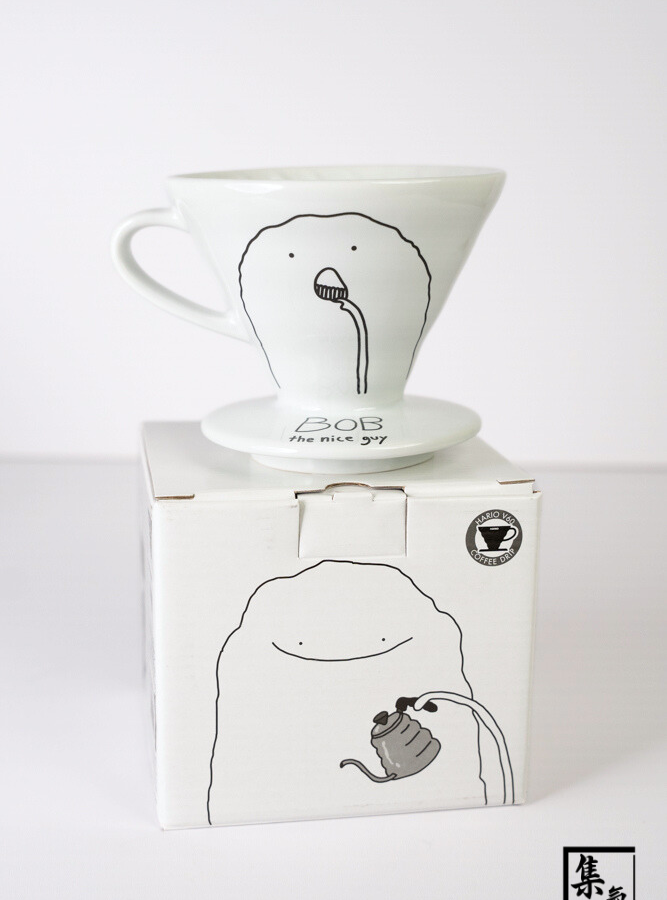 Hario x BOB the Nice Guy 人氣插畫家聯名款濾杯 V02