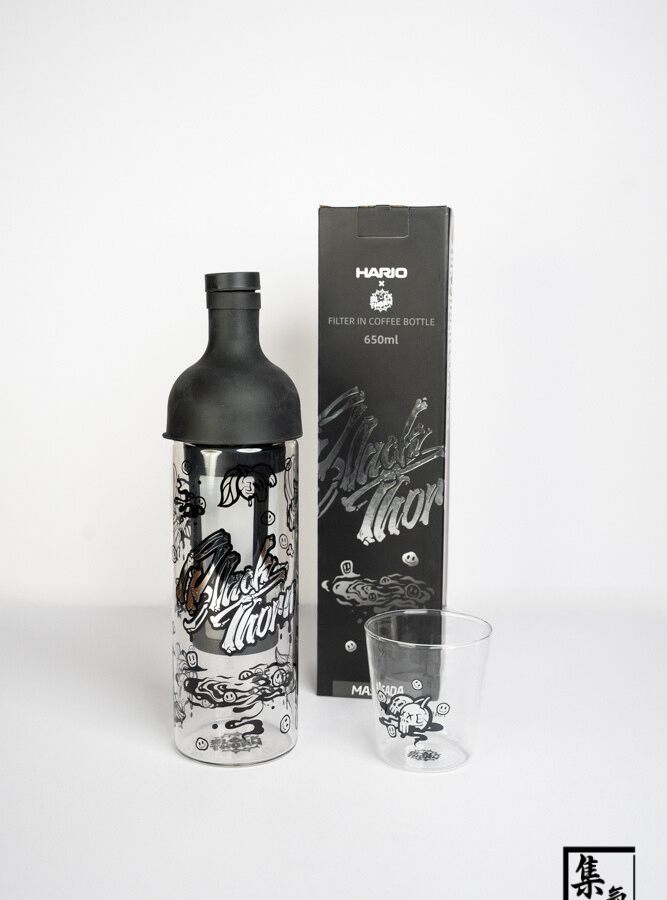 Hario Masada Black Thorn Cold Brew Coffee Bottle 650ml