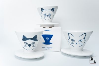 Hario V60 貓咪青花瓷 01濾杯