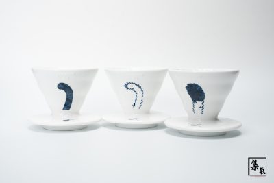Hario V60 貓咪青花瓷 01濾杯