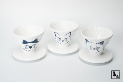 Hario V60 貓咪青花瓷 01濾杯