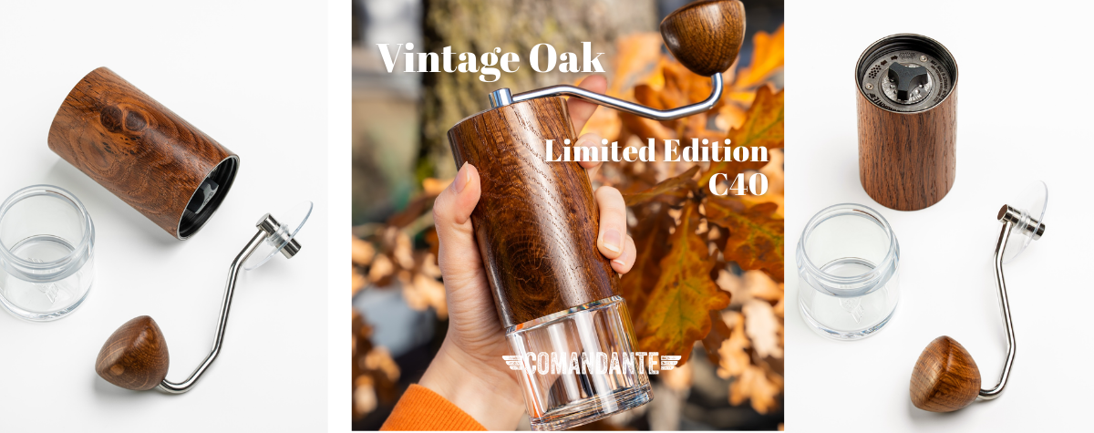 The most beautiful C40 ever? <br>Brand new Comandante C40 Vintage Oak Classic / Royal limited wood-grain editions! 
