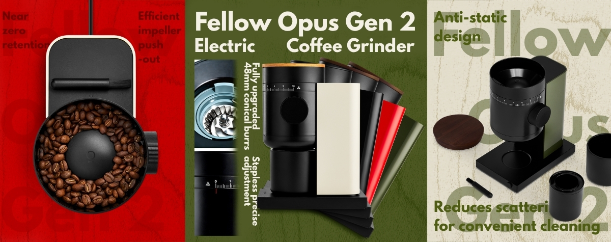 Hardcore upgrade experience for specialty coffee fans: Fellow Opus 2 electric grinder! 😎